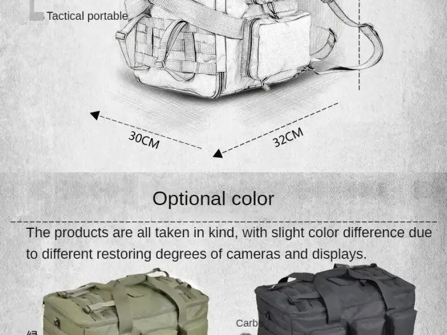 Durable 55L Tactical Camping Bag