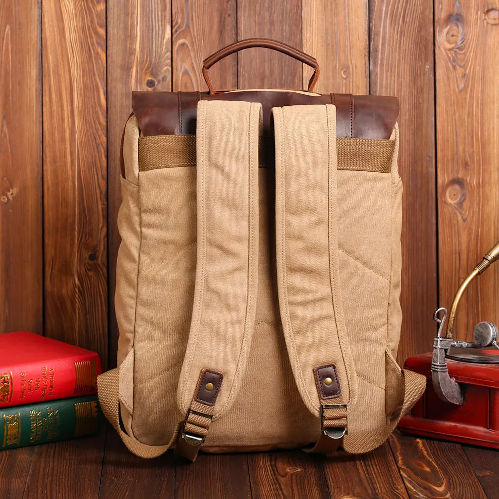 Durable Canvas Retro Travel Backpack