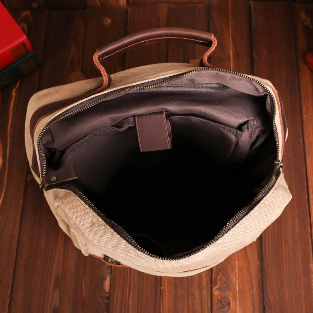 Durable Canvas Retro Travel Backpack