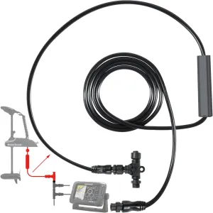 E-cowlboy 8M0092085 Xi Series Pinpoint GPS Gateway Kit for Xi3 and Xi5 Trolling Motors Sonar GPS Integration T-Connector, Black
