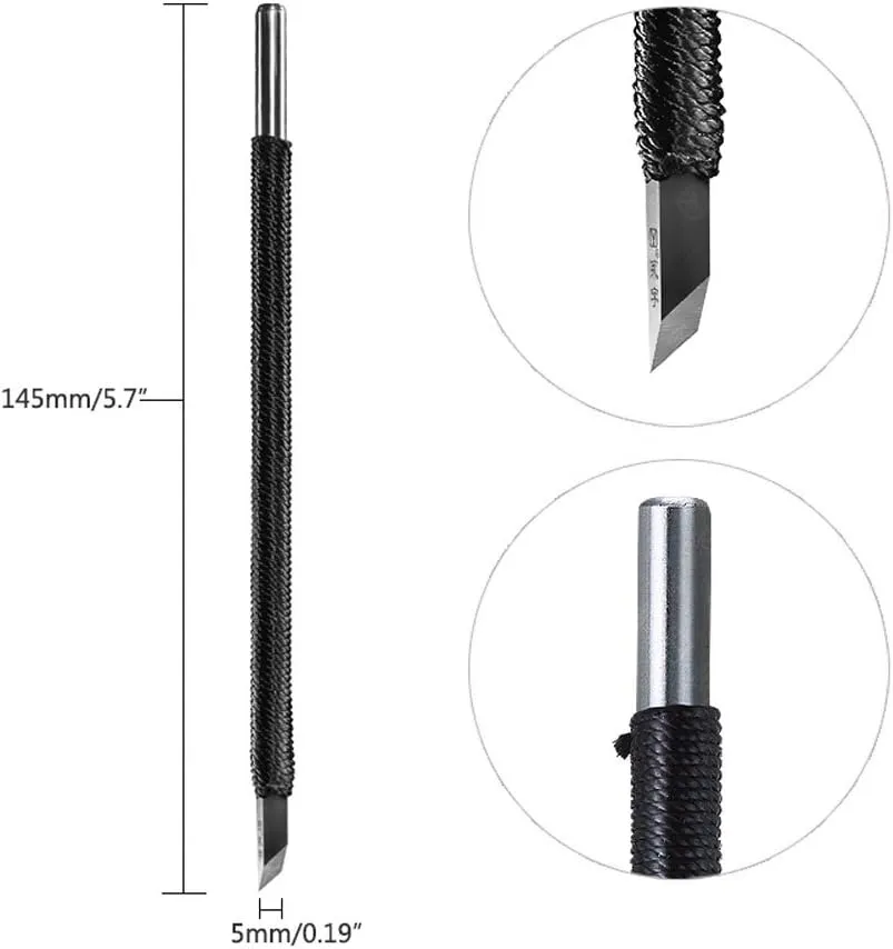 Easyou Yongzhi Chinese Seal Chisels Carving Knife Carving Tools No.5