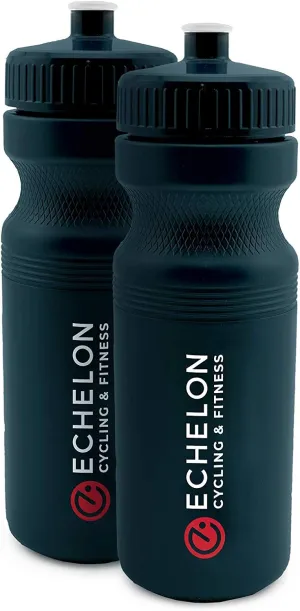 Echelon Water Bottle - 2 Pack, Black