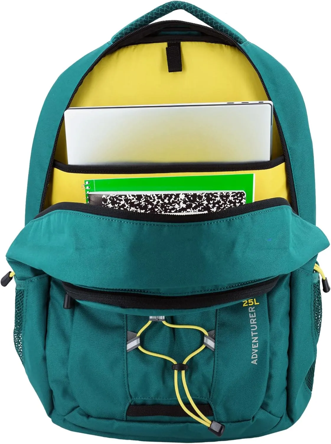 Eddie Bauer Backpack with Organization Compartments and Hydration/Laptop Compatible Sleeve, Adventurer-Dark Teal, 25L