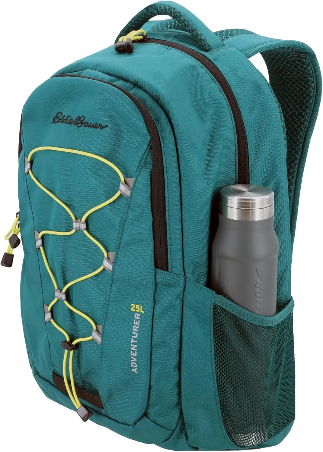 Eddie Bauer Backpack with Organization Compartments and Hydration/Laptop Compatible Sleeve, Adventurer-Dark Teal, 25L