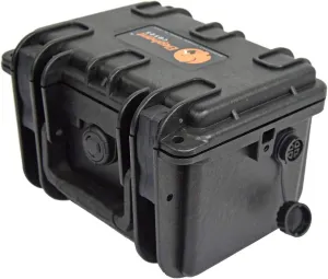 Elephant B100S4 Kayak Battery Box Waterproof Battery Enclosure for Powering GPS, Fish Finders, Led Lights, Aerator Pump (4 pin Single)
