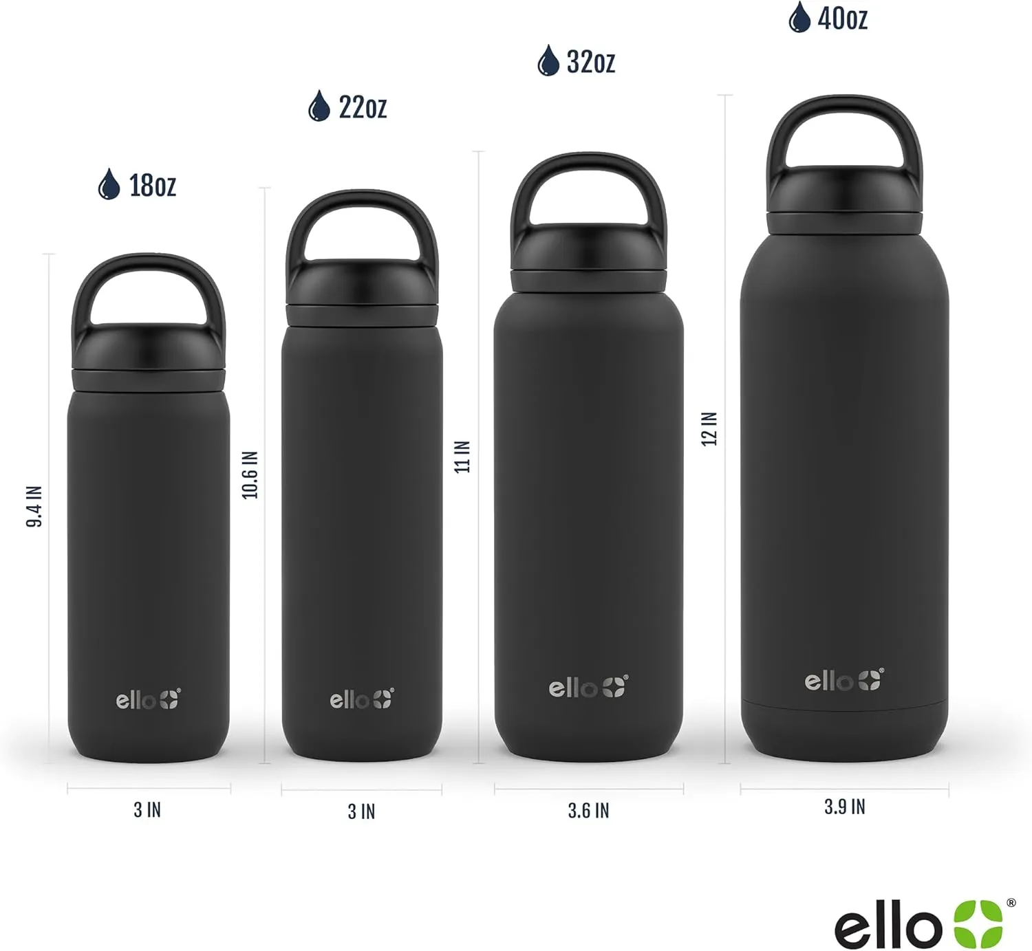 Ello Cooper 18oz Kids Stainless Steel Water Bottle with 2 Lids Chug and Straw | Leak Proof Double Wall Vacuum Insulated | Fits Car Cupholder | Built in Carry Loop | Dishwasher Safe | Cashmere Pink