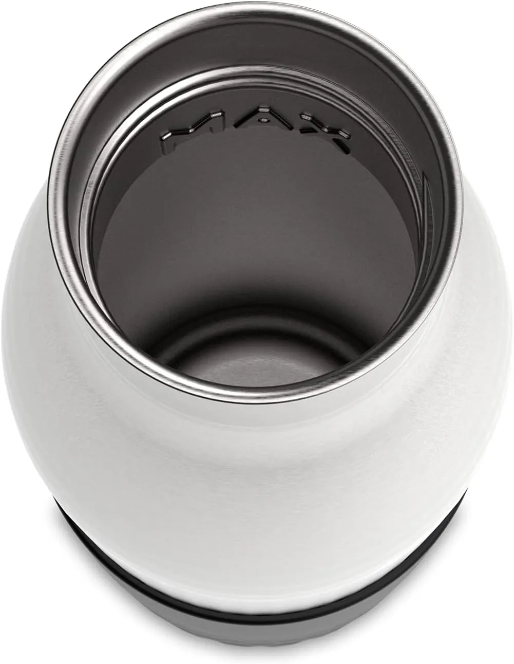 Emsa, BluDrop Sleeve Water Bottle, 0.7L Capacity, Insulated Water Bottle in 18/10 Stainless Steel, 100% Airtight and BPA Free with Quick-Press Closure, Soft-Touch Coating, Black