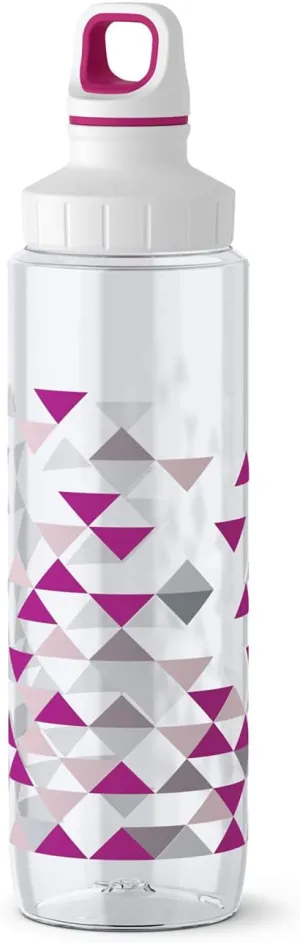 Emsa Drink2go Tritan Bottle, 0,7l, Triangle Pattern