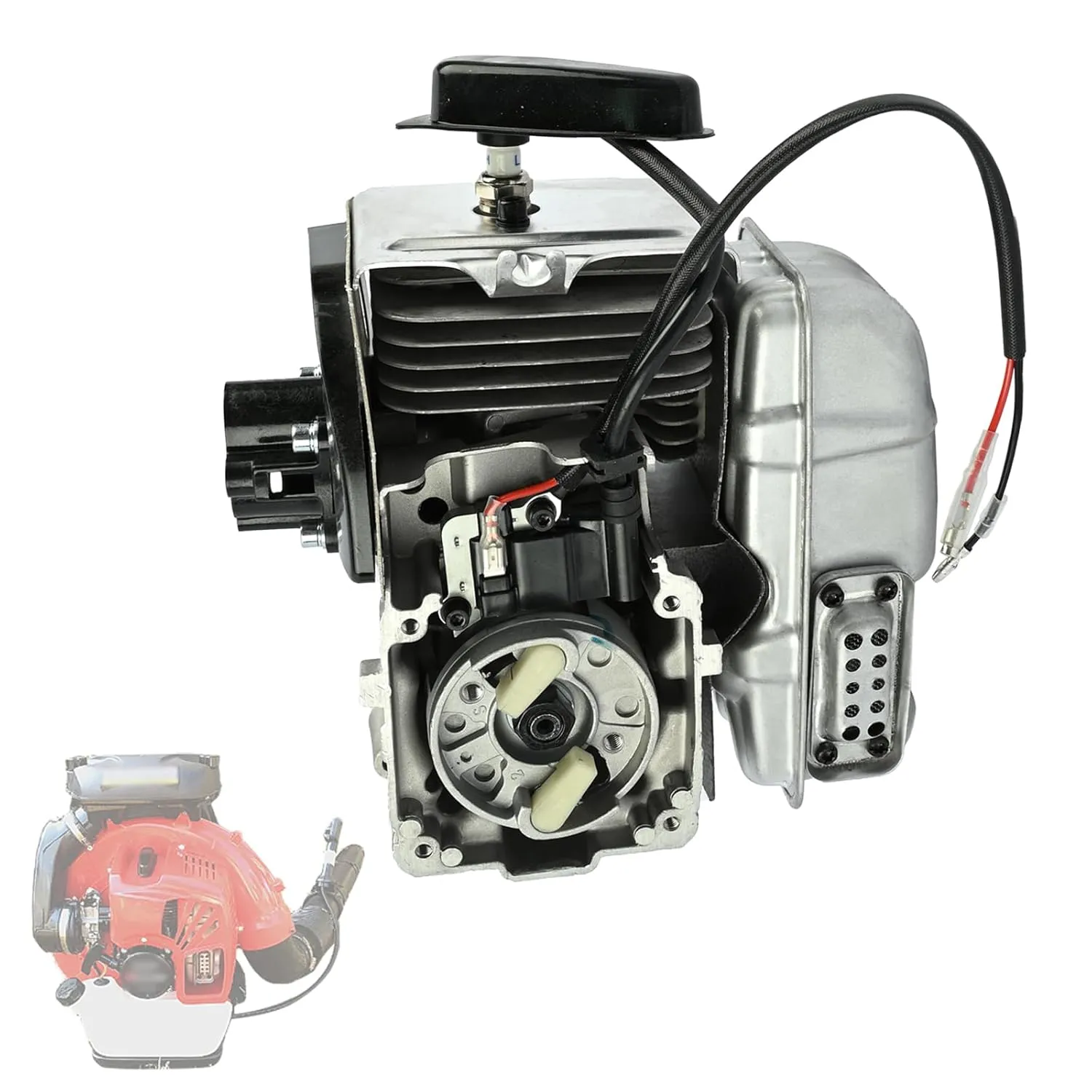 Engine Shortblock Assembly 577424401 Compatible with Redmax EBZ8500RH EBZ8500 Backpack Blower