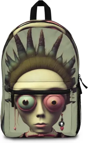 Enigmatic Glare: A Portrayal of Surreal Identity - The Alien Backpack