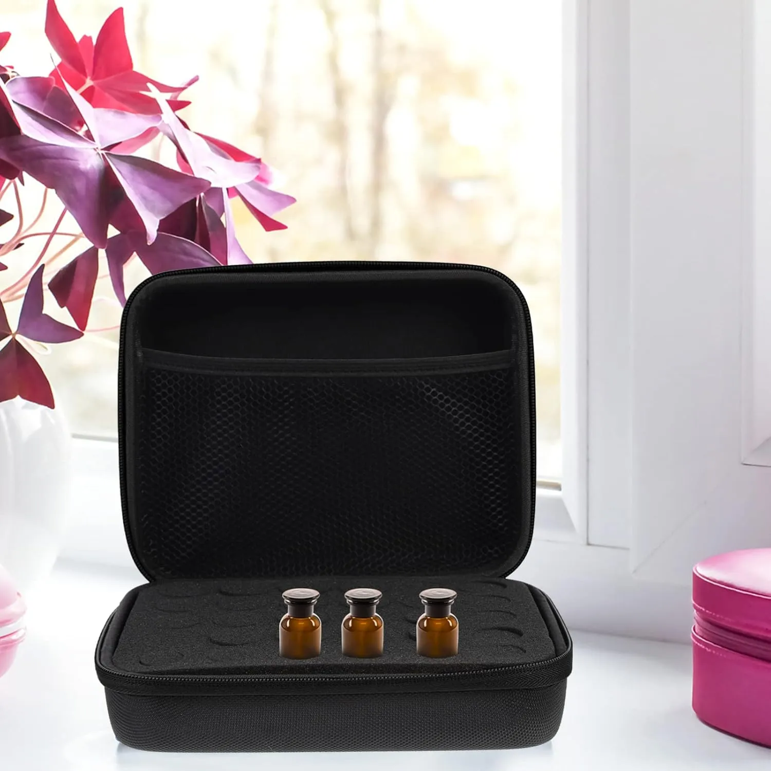 Essential Oil Carrying Box Travel Organizer Essential Oil Bag Bottle Holder Model Paint Storage Lightweight