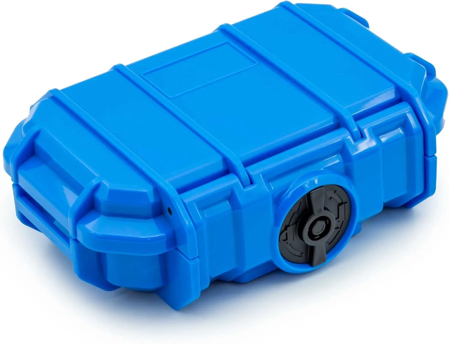 Evergreen 52 Dry Box Protective Case with Pick & Pluck Foam - Travel Safe/Mil Spec/Waterproof/USA Made - for Pistols, Cameras, Phones, Camping, Fishing, Hiking, Traveling, Water Sports, Knives (Blue)