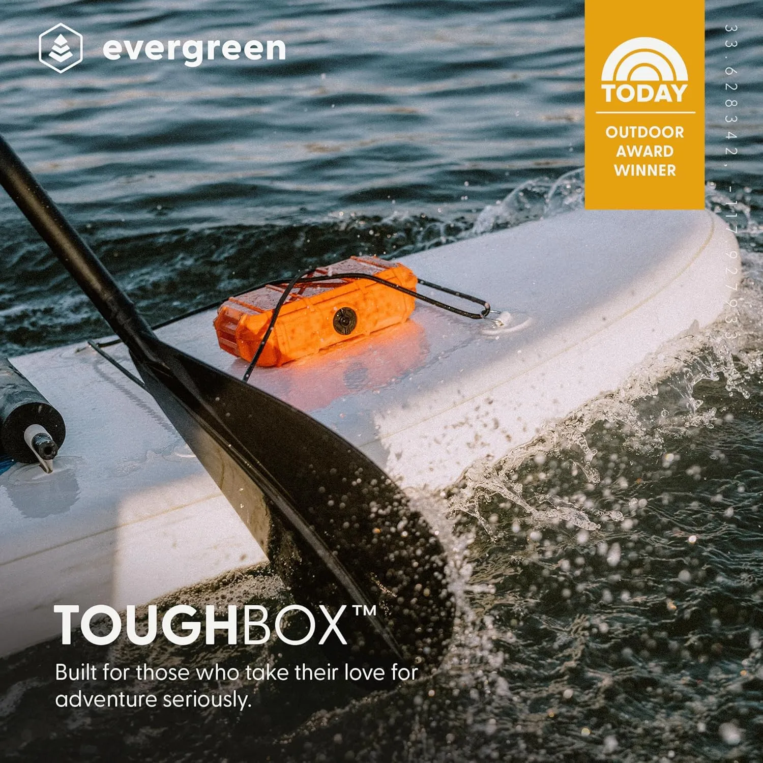 Evergreen 56 Clear Waterproof Dry Box Protective Case Colored Rubber Insert - Travel Safe/MilSpec/USA Made - Tackle Organization of Cameras, Phones, Camping, Fishing, Travel, Water Sports (Red)