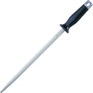 F. DICK – Cooking Sharpening Steel Oval Standard Corrugation - Knife sharpener with 11.8" length & 65 HRC - Professional knife sharpening rod - Stainless steel - Ergonomic handle - Made in Germany