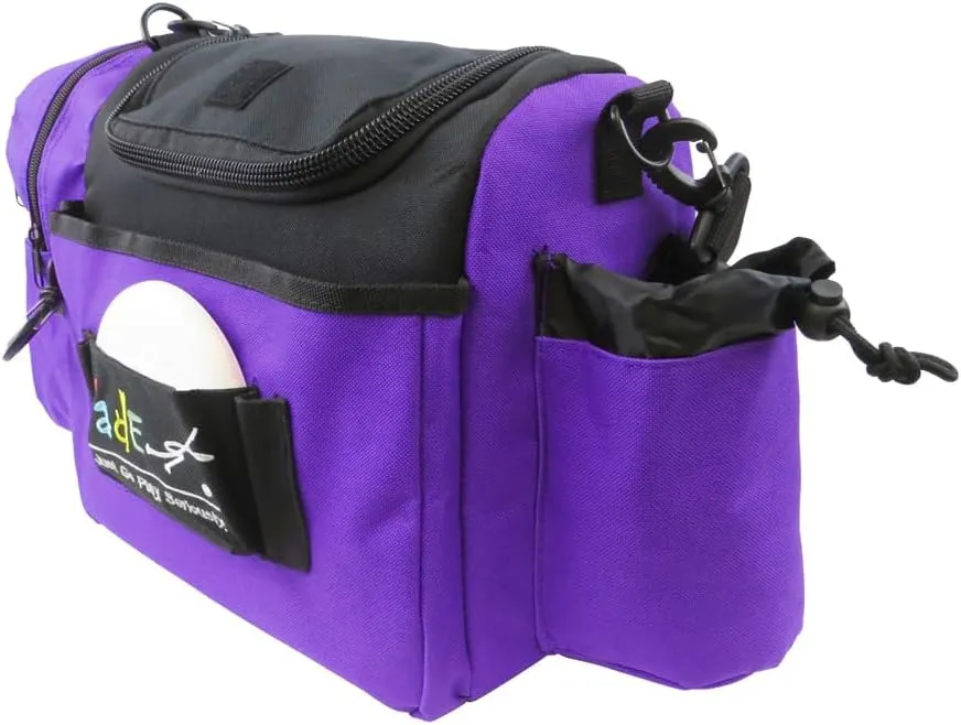 Fade Crunch Disc Golf Bag – Shoulder Strap Design with Insulated Lining for Dual Bag & Cooler Use – Great for Beginner & Intermediate Disc Golfers