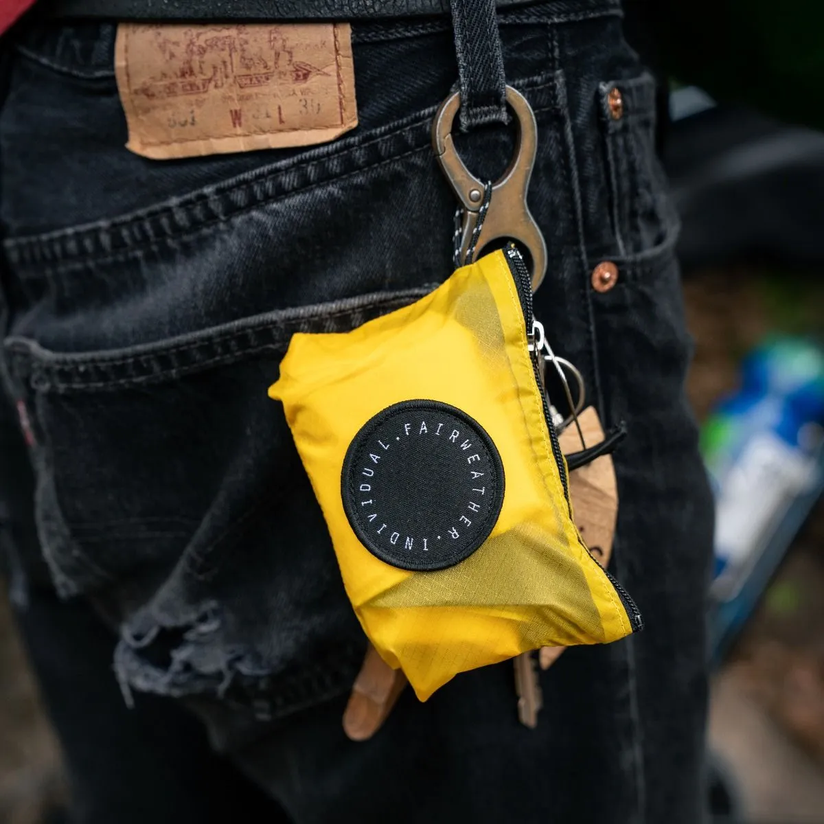 FAIRWEATHER Packable Sacoche Bag - Yellow