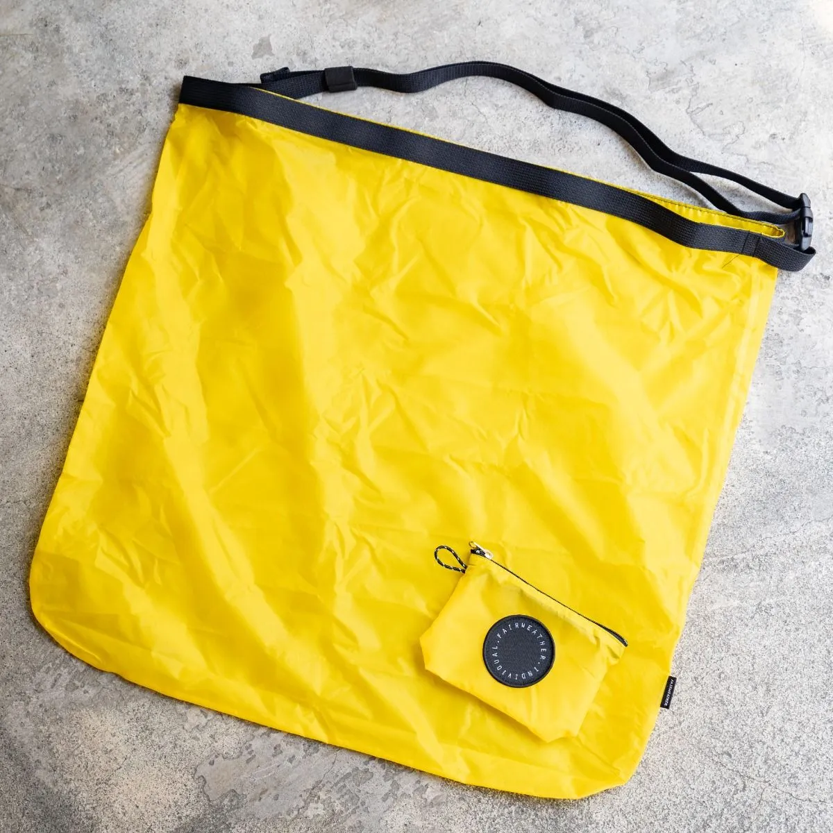 FAIRWEATHER Packable Sacoche Bag - Yellow
