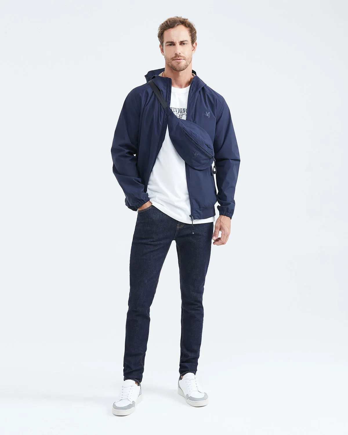 FANNY BAG JACKET IN BLUE