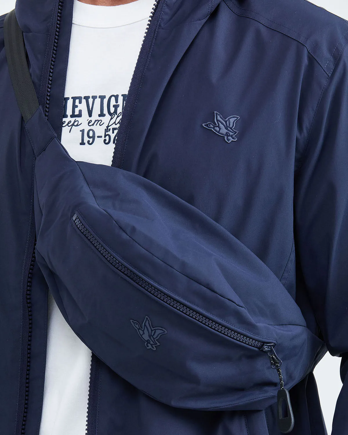FANNY BAG JACKET IN BLUE