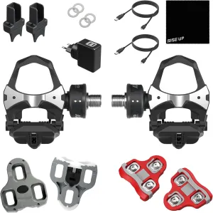 Favero Assioma DUO, Dual-sensing Side Pedal Based Cycling Power Meter with Extra Cleats, LOOK Keo Grip Road Cleats, Bluetooth and ANT  Connectivity for Bike Computers, Cycling GPS Units, & Smartphones
