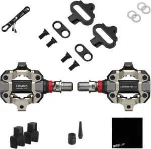 Favero Assioma PRO MX-2, Dual-Sensing Side Pedal Based Cycling MTB Power Meter, Bluetooth and ANT  Connectivity for Bike Computers, Cycling GPS Units, & Smartphones