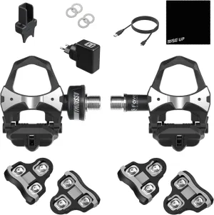 Favero Assioma UNO, Single-Sensing Side Pedal Based Cycling Power Meter with Extra Cleats, Bluetooth & ANT  Connectivity for Bike Computers, Cycling GPS Units, & Smartphones