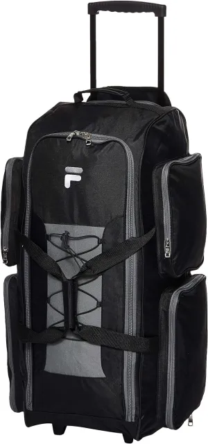 Fila 32" Large Lightweight Rolling, Black, One Size
