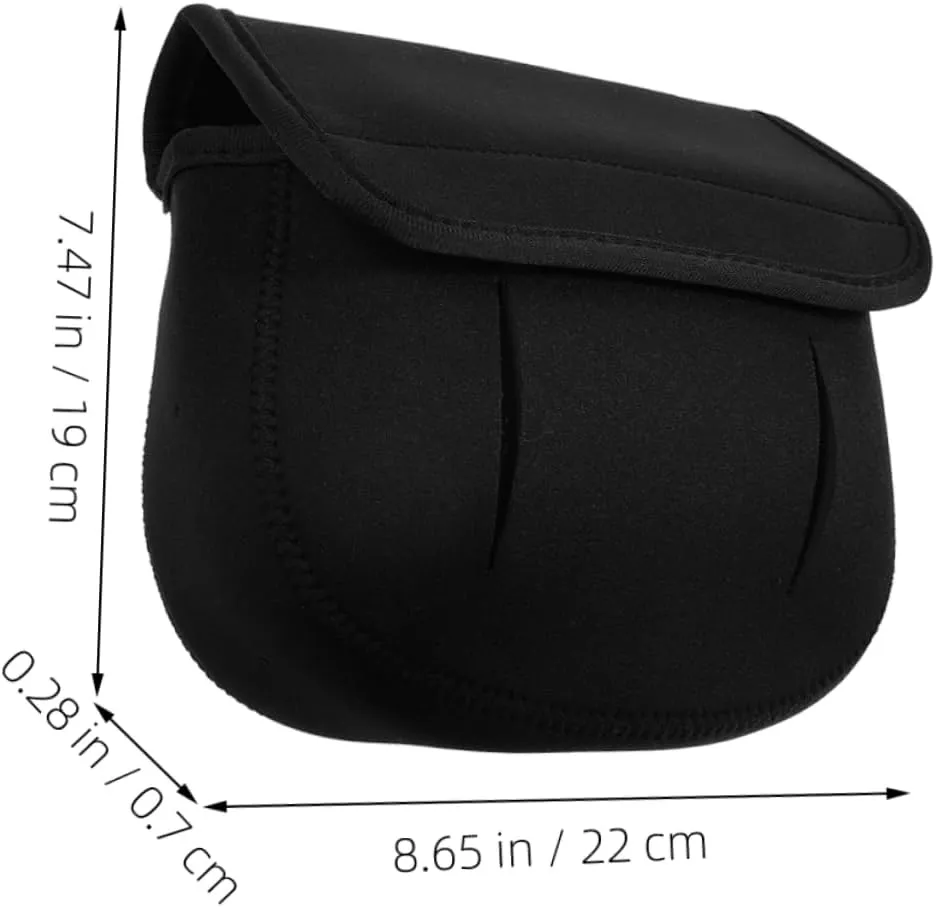 Fishing Reel Protective Bag Portable Neoprene Reel Sleeve Lightweight for and Transport