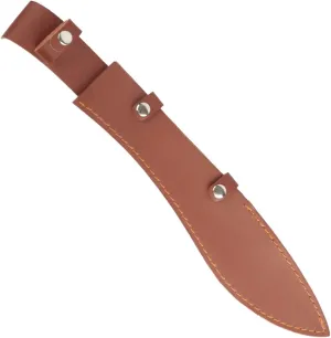 Fixed Blade Machete Leather Sheath Scabbard Knife Holder With Belt Loop Tactical Holster Bag Tool Hunting Gear