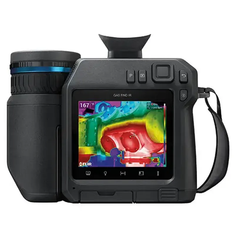 FLIR GF77 Thermal Imaging Camera for Industrial Gas Detection with 25/6 Low-Range and 25 High-Range Lenses 320 x 240 30 Hz