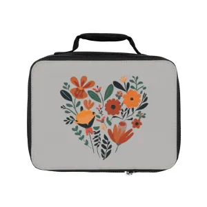 Floral Heart Lunch Bag