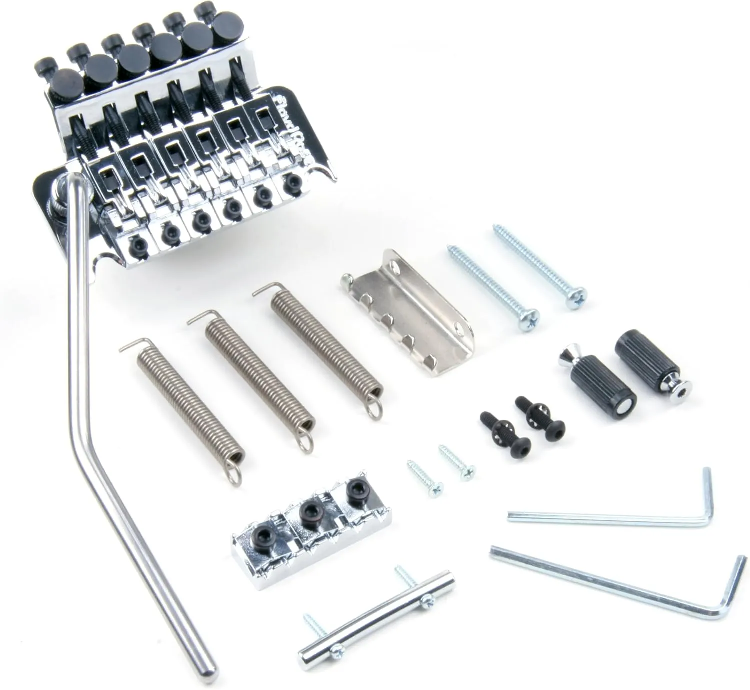 Floyd Rose FRT100R2 Original Series Tremolo Bridge with R2 Nut Chrome
