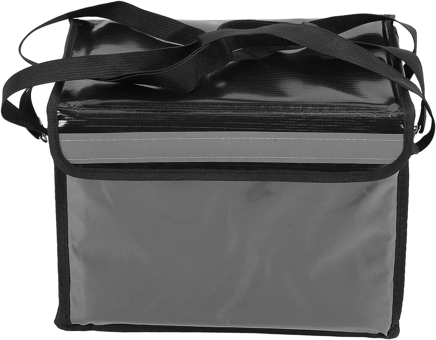 Food Delivery Catering Bag, Adjustable Divider Commercial Insulated Food Delivery Bag with Shoulder Strap for Restaurant