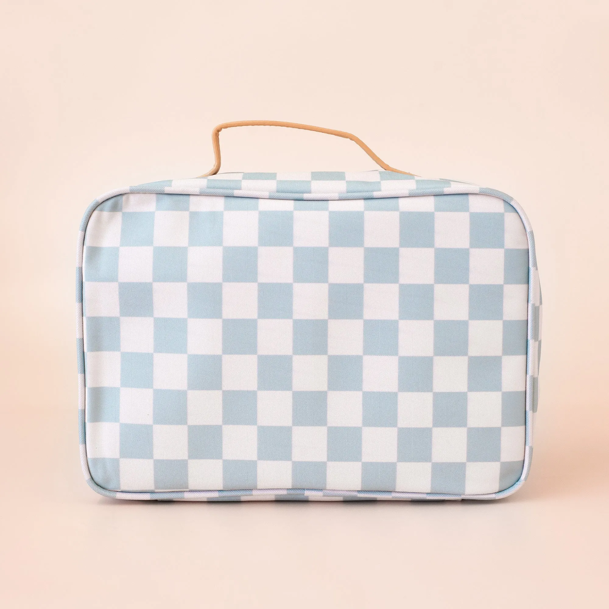 Fox & Fallow- Sage Check Large Lunch Bag