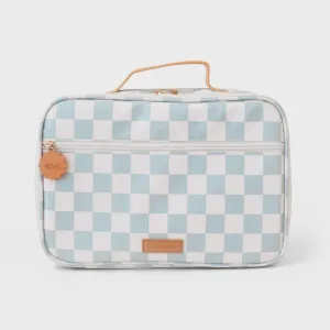 Fox & Fallow- Sage Check Large Lunch Bag
