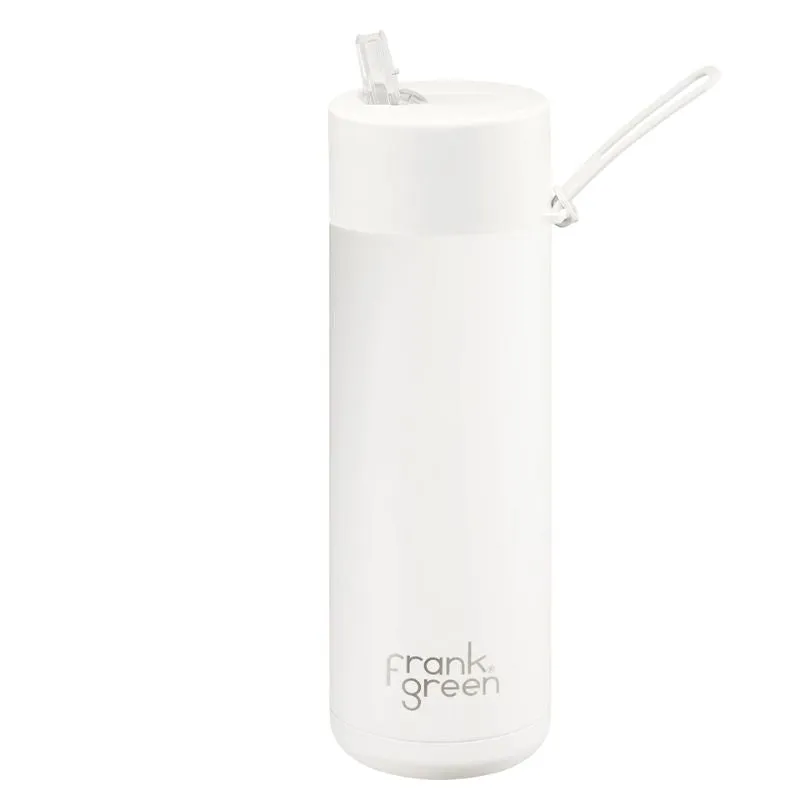 Frank Green Ceramic Reusable Bottle with straw - 20oz / 595ml