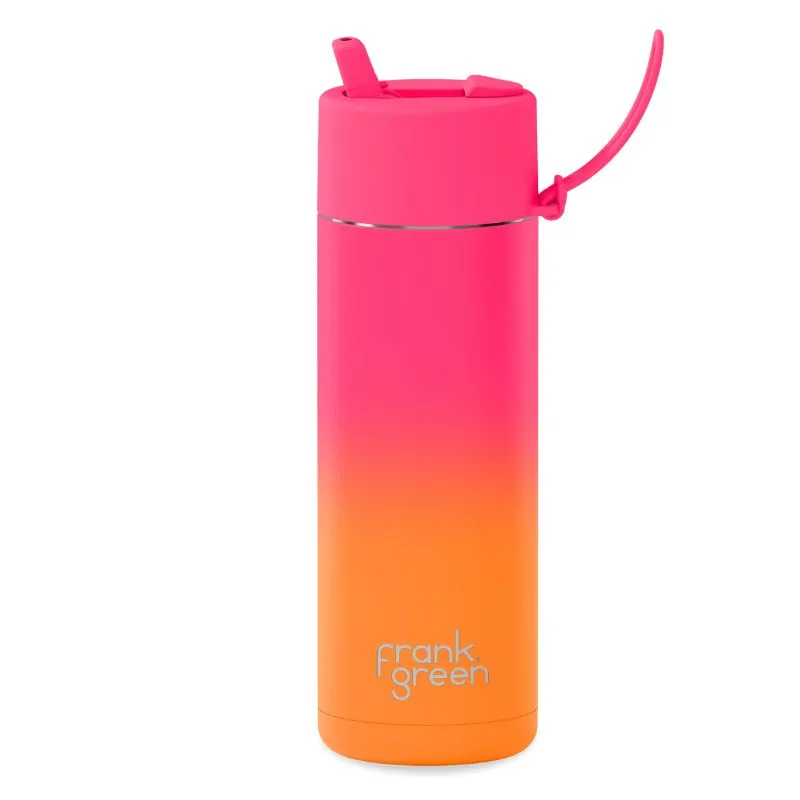 Frank Green Ceramic Reusable Bottle with straw - 20oz / 595ml
