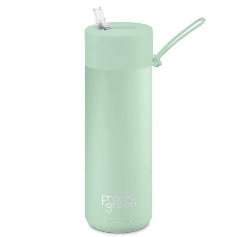 Frank Green Ceramic Reusable Bottle with straw - 20oz / 595ml