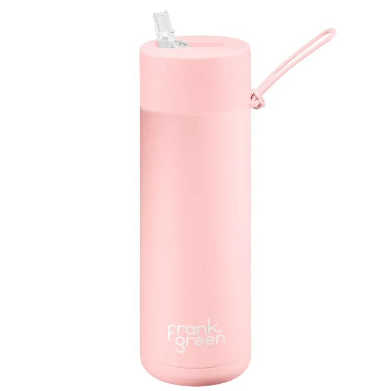 Frank Green Ceramic Reusable Bottle with straw - 20oz / 595ml