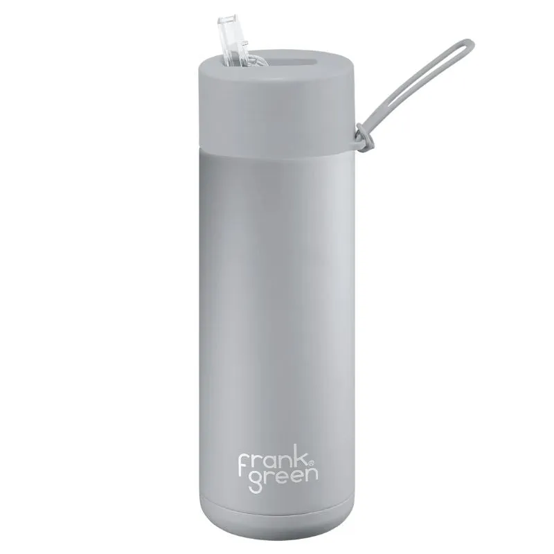 Frank Green Ceramic Reusable Bottle with straw - 20oz / 595ml