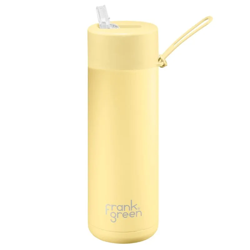 Frank Green Ceramic Reusable Bottle with straw - 20oz / 595ml