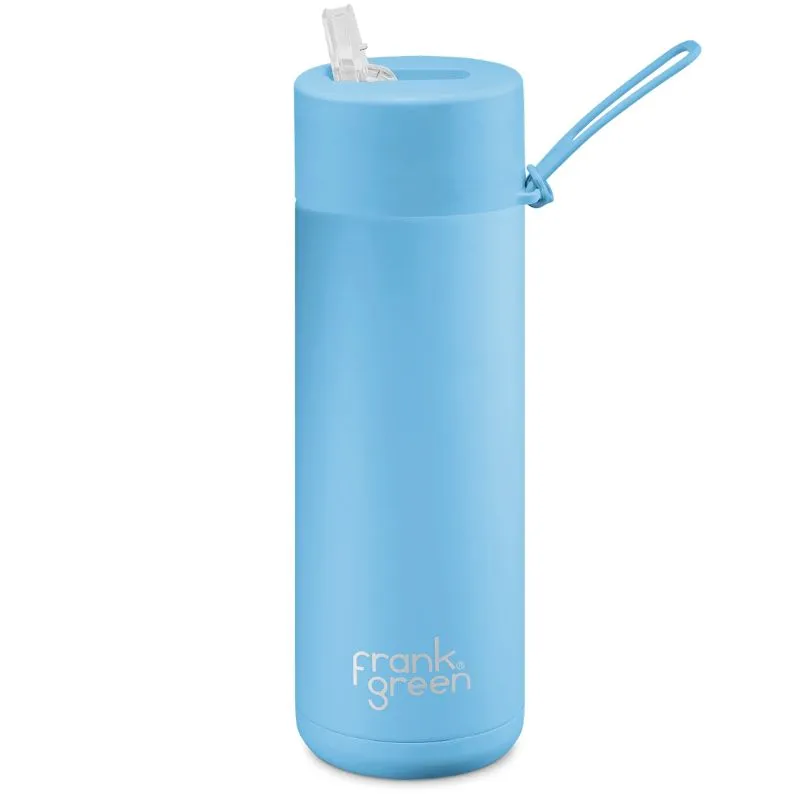 Frank Green Ceramic Reusable Bottle with straw - 20oz / 595ml