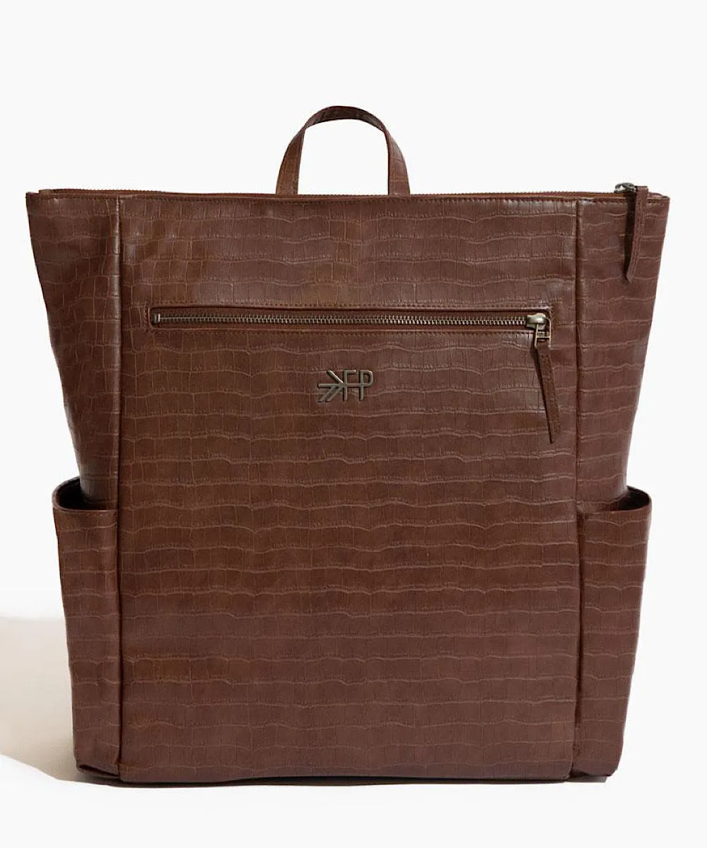 Freshly Picked: Chocolate Croc Minimal Backpack