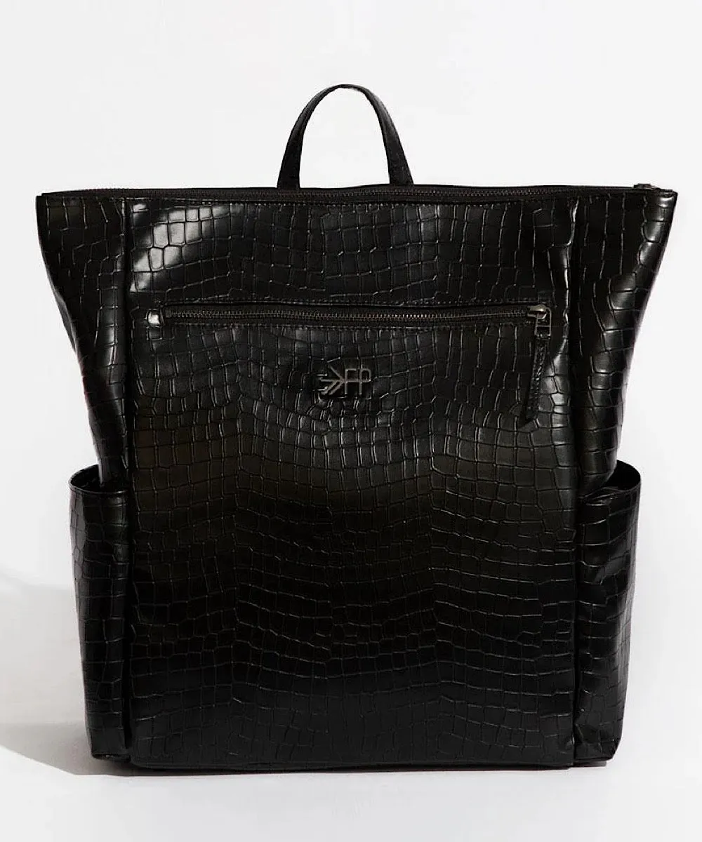 Freshly Picked: Ebony Croc Minimal Backpack