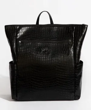 Freshly Picked: Ebony Croc Minimal Backpack