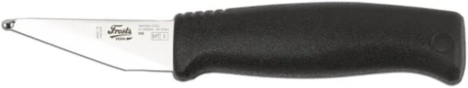 Frosts by Mora of Sweden Morakniv 950P Roeing and Bleeding Knife with 2.0-Inch Stainless Steel Blunted Blade, Black