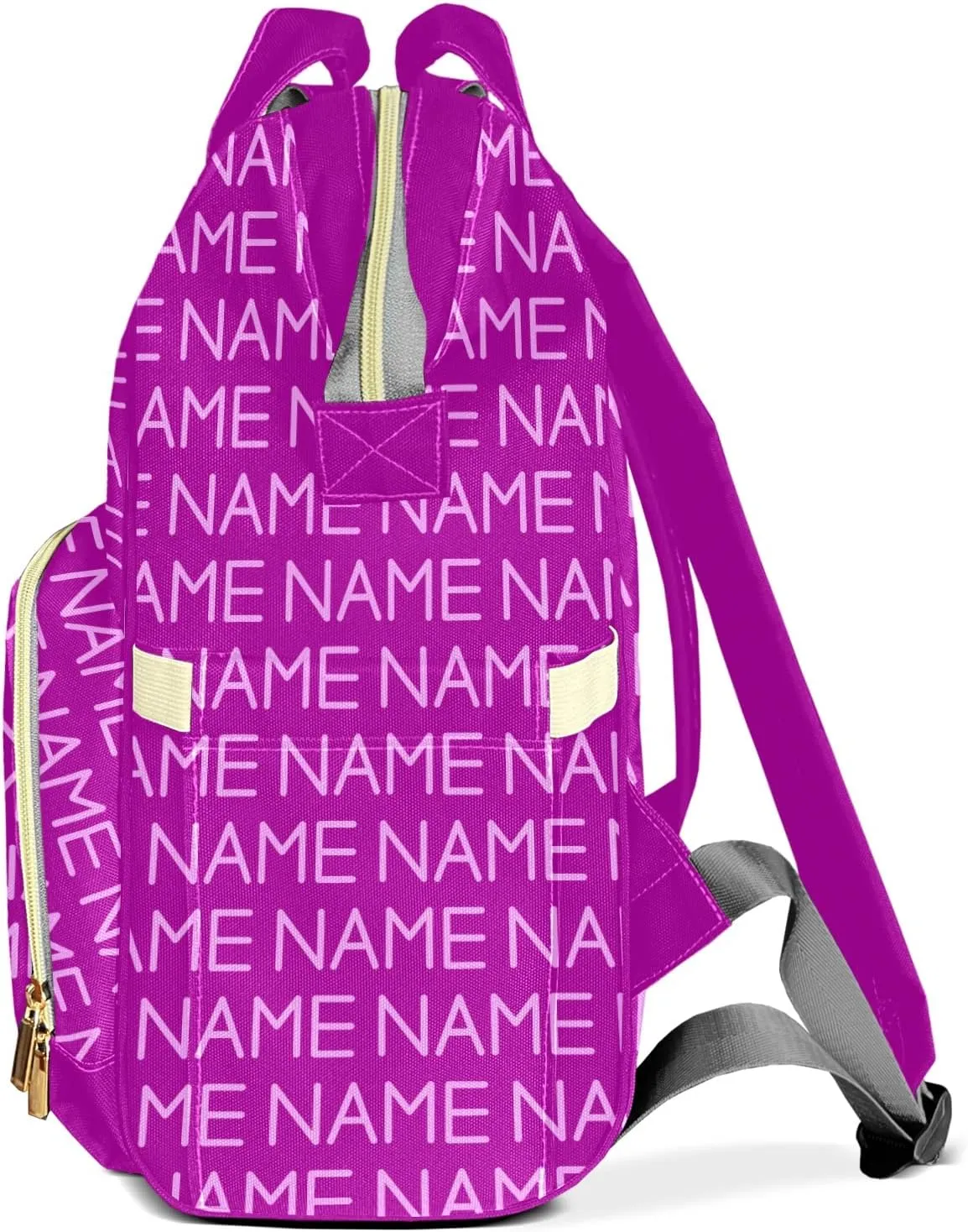 Fuchsia Mummy Bag Custom Personalized with Name Diaper Bag Girl Backpacks Best Present