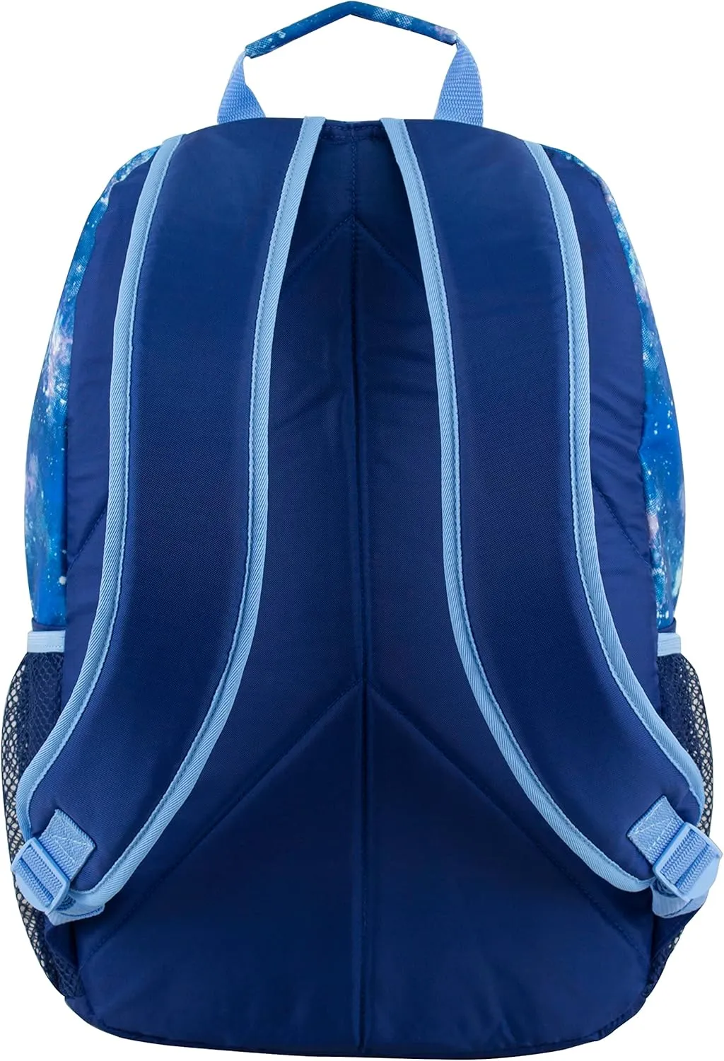 FUEL Lunch Backpack Set Teens Student Water Resistant Dome Bookbag Bag Soft Reusable Insulated Cooler Lunch Box Thermal Travel Office Lunch Bag, Light Blue Galaxy