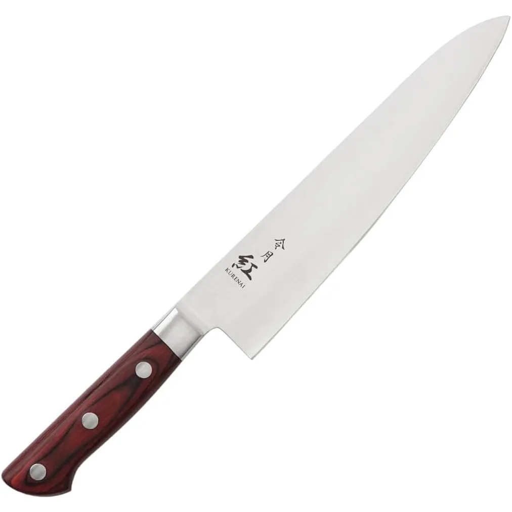 Fuji Kurenai Gyuto Knife Molybdenum Vanadium Japanese Chef Knife 210mm