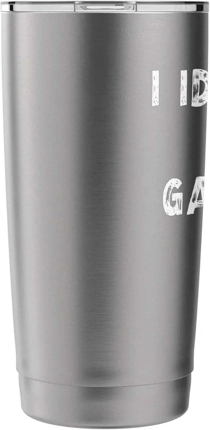 Funny Trump Supporter Team Trash I Identify as Garbage Bag Stainless Steel Insulated Tumbler